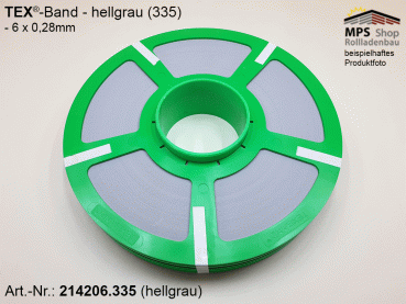 TEX-Band 6,0 x 0,28mm, Farbe: 335 (hellgrau - 214206.335)