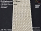 Preview: 100331 Meterware Getriebegurt beige appretiert 23x1,1mm, Rollladengurtband