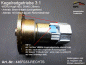 Preview: 446F033-R (rechts) Kegelradgetriebe 3:1 WERU-Kopf SW40 (38mm) kl.Fuß Flansch