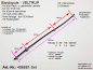 Preview: 496881, Bandspule, VELTRUP, TEX-Band 6mm, 10mm 4-kant Achse, Oberschiene n.u.offen, 57x51mm, Set