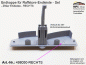 Preview: 498050, Endkappe Z-Lamelle 92mm, PVC grau - RECHTS (z.B.: Schlotterer)