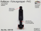 Preview: 498188(R) Führungsnippel PVC, Länge 46mm - schwarz