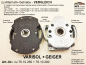Preview: 76.10.280, IMBAC Schneckengetriebe 8:1, mit AB - metall, GEIGER