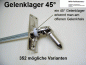 Preview: Gelenklager 45° (ALLE !)