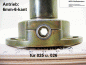 Preview: Kegelradgetriebe, Kurbelgetriebe, SW40/60, gr.Fuß, 4:1, 28/21kg, 6mm-6kant