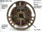 Preview: Kegelradgetriebe, Kurbelgetriebe, SW40/60, gr.Fuß, 4:1, 28/21kg, 6mm-6kant