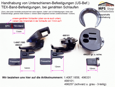 Aufzugsband 7,4 x 0,26mm, lichtgrau/hellgrau