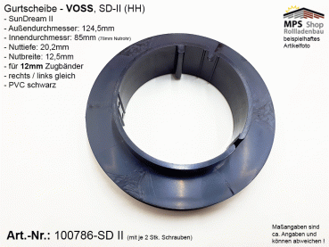 100786-SD II, Gurtscheibe VOSS, SunDream II