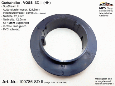 100786-SD II, Gurtscheibe VOSS, SunDream II