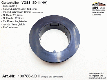 100786-SD II, Gurtscheibe VOSS, SunDream II