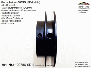 100786-SD II, Gurtscheibe VOSS, SunDream II