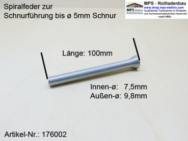 Schnurführung für Schnurwickler