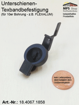 18.4067.1858-496331 - US-Texbandbefestigung für 10er Bohrung - z.B. FLEXALUM