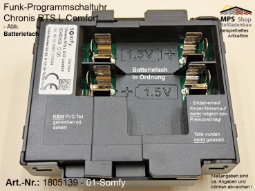 1805139 - 01-Somfy Steuerung Chronis RTS L DCF comfort - Programmschaltuhr