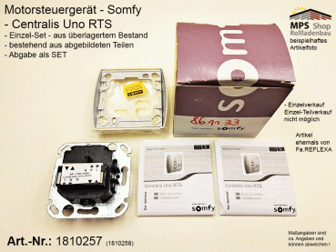 1810257-1810258-03-Somfy - Centralis Uno RTS - Motorsteuergerät