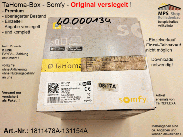 1811478A-131154A - TaHoma-Premium-Box - Somfy - ORIGINAL VERSIEGELT