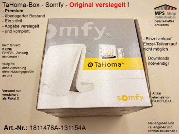 1811478A-131154A - TaHoma-Premium-Box - Somfy - ORIGINAL VERSIEGELT