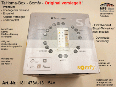 1811478A-131154A - TaHoma-Premium-Box - Somfy - ORIGINAL VERSIEGELT