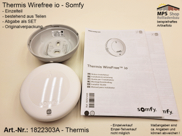 1822303A-Thermis Wirefree io - Temperatursensor kompatibel mit TaHoma (Somfy)