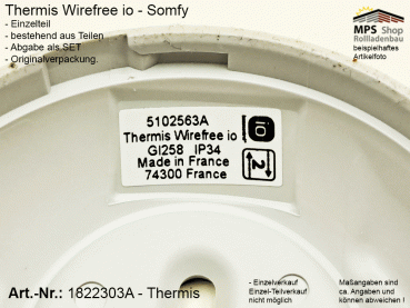 1822303A-Thermis Wirefree io - Temperatursensor kompatibel mit TaHoma (Somfy)