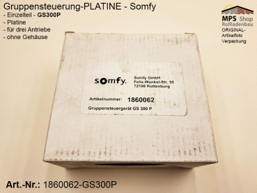 1860062-GS300P - Platine für 3 Antriebe auch mit Zentralsteuerung - Somfy