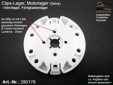 280178 Wandlager mit Raste (Selve)