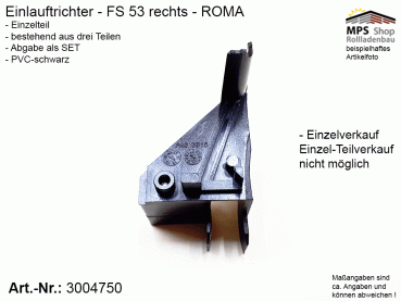 3004750 Roma Einlauftrichter P-ELT-FS-53-re-kpl.