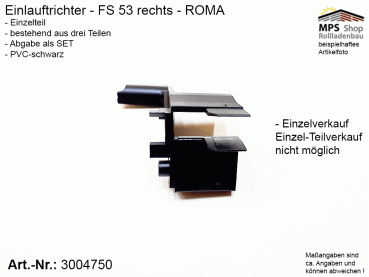 3004750 Roma Einlauftrichter P-ELT-FS-53-re-kpl.