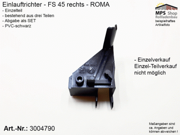 3004790 Roma Einlauftrichter P-ELT-FS-45-re-kpl.