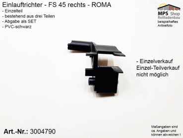 3004790 Roma Einlauftrichter P-ELT-FS-45-re-kpl.