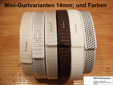 Design AP-Mini-Gurtwickler, scharnierend, für 5m-14mm-Gurt