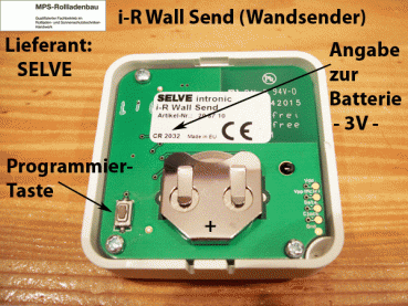 SELVE 298710 - i-R Wall Send - FUNK Wandsender