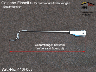 416F058-Set 7:1 Getriebe für Schwimmbad-Abdeckungen Pool-Abdeckungen