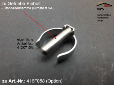 416F058-Set 7:1 Getriebe für Schwimmbad-Abdeckungen Pool-Abdeckungen