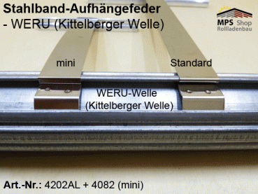 WERU Mini-Stahlband-Aufhängefeder - das ORIGINAL