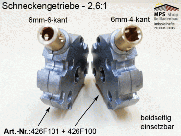 426F1.., Markisen, Volants, Schneckengetriebe 2,6:1 - z.B. für Volants