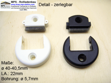 Gurtdurchführungen, 23mm Gurt, mit/ohne Bürste, PVC