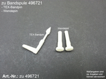 496721- Universal-Bandspule, Band 6+8mm, 7mm-4-kant Achse, für Oberschiene / U-Schiene n.o. bzw. n.u.offen 57x51 + 58x56mm