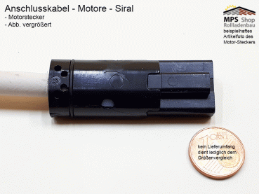 560001E4, SIRAL - Motor-Anschlusskabel, 1m, Stecker fertig, steckbar