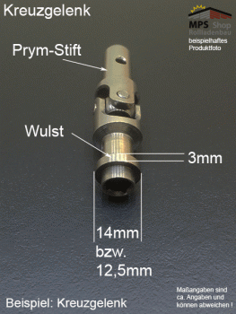 Kugel - 22mm für Gelenklager 45°