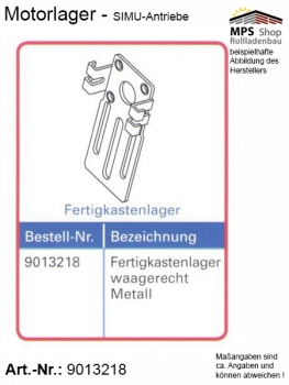 9013218 Fertigkasten-Motorlager - Metall (SIMU)