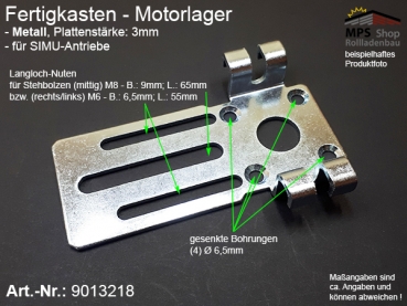 9013218 Fertigkasten-Motorlager - Metall (SIMU)