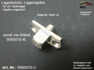 9580010-U Lagerzapfen, Lagerbolzen für Motorkopf / Lager