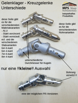 Gelenklager 45° (ALLE !)