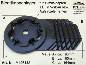 Motorlager für Blendkappe - LOXONE bzw. SolidLine - SOC-Kopf