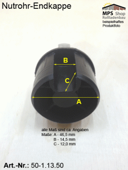 WK50-1.13.50 Nutrohr-Endkappe Walzenkapsel
