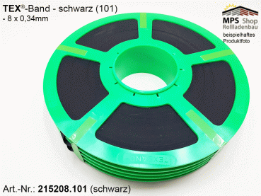 TEX-Band 8,0 x 0,34mm, schwarz (215208.101)