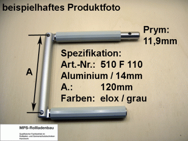 Gelenkkurbel - ALU, Prym 11,9 mm