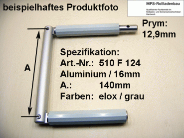 Gelenkkurbel - ALU, Prym 12,9 und 13,9 mm