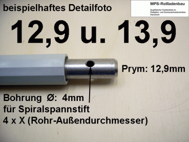 Gelenkkurbel - ALU, Prym 12,9 und 13,9 mm